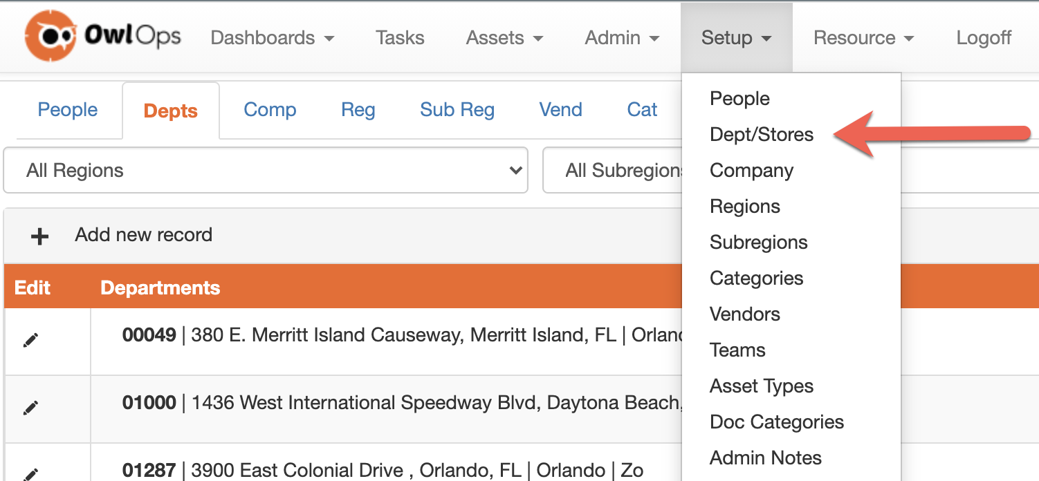 Setting Up Inventory